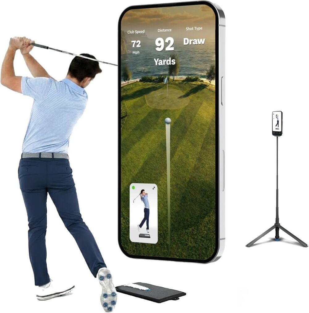 Golf at Home Simulator – AI Swing Analyzer & No Practice Trainer – BRAND NEW